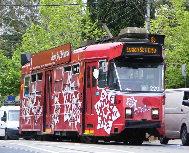 Yarra Trams class Z3 220 Christmas tram